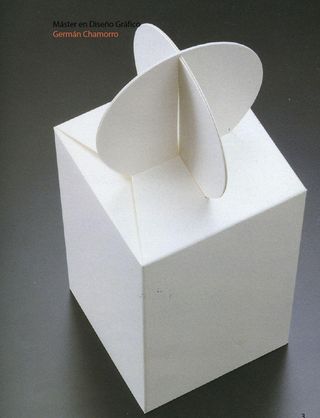 Boîte cadeau carrée blanche