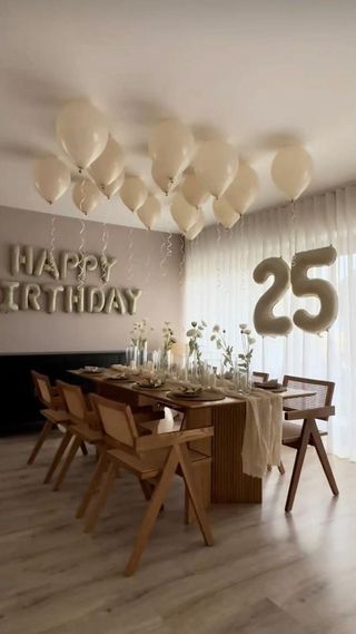Décoration anniversaire ballons plafond (pack complet)