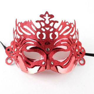 Masque de fête élégant rouge