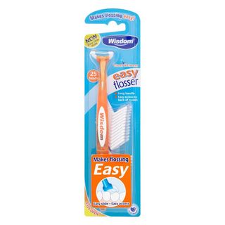Wisdom Easy Flosser Orange, 25 Heads