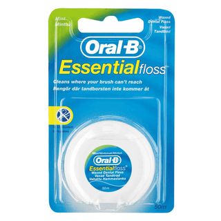 Oral-B Essential Mint Waxed Dental Floss, 50m