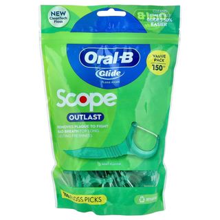 Oral-B Glide Mint Floss Picks, 150 Count
