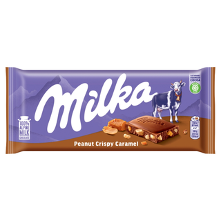 Milka Peanut Crispy Caramel czekolada mleczna 90g