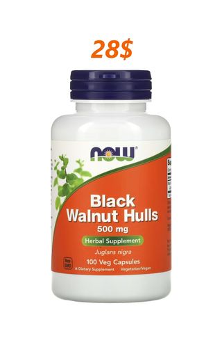 NOW Black Walnut Hulls 500mg 100 caps