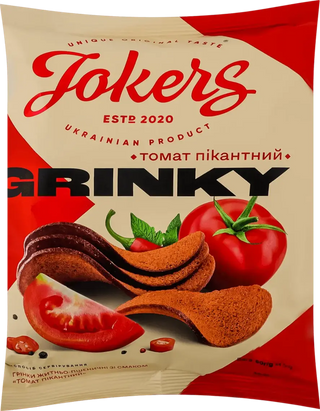 Грінки Jokers з томатом 80 грам