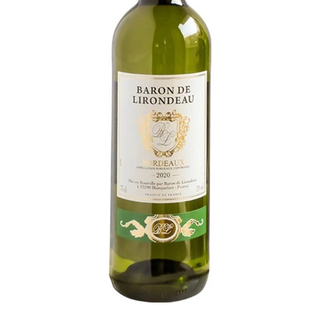 Вино Кастель Baron de Lirandeau Бордо 0,75 л сух. біле