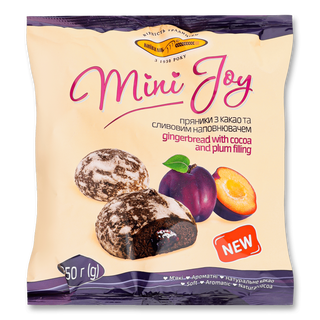 Gingerbread Mini Joy con Cocoa y Plum Filling 250 g