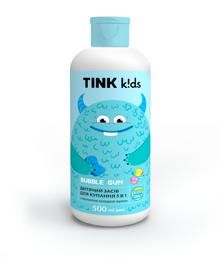 Засіб Для Купання Tink Kids Bubble Gum 3 В 1 500 Мл (4823109410886)