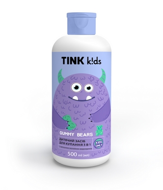 Засіб Для Купання Tink Kids Gummy Bears 3 В 1 500 Мл (4823109410893)