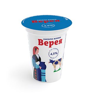 Кисело краве мляко домашно (400г)