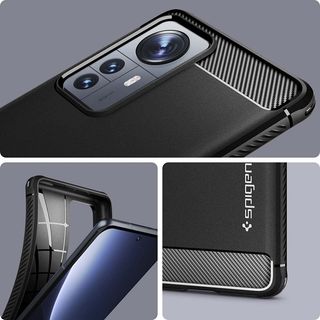 Etui Xiaomi 12 Pro Spigen Rugged Armor Czarny Matt