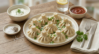 Chinkali szpinakowe z serem ~0,650kg (10-11szt.)