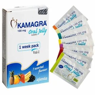 KAMAGRA Assorted Oral Jelly 100mg, 7 Sachets