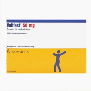 NOVARTIS VOLTFAST Analgesic Sachets 50mg, 9 Pack