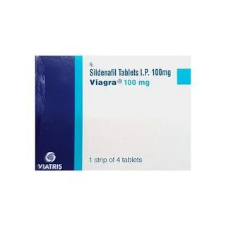 Viatris Viagra Sildenafil Tablets 100mg, 4 Tablets