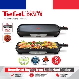 Tefal Plancha Malaga 2000W
