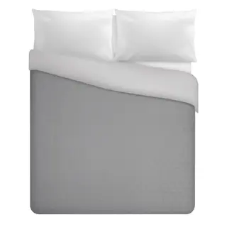 Trapuntino Matrimoniale Microfibra Water Washed - Grigio