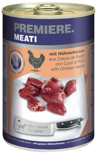 Zestaw promocyjny 6 szt. - 20% Premiere Meati serca drób puszka 400g