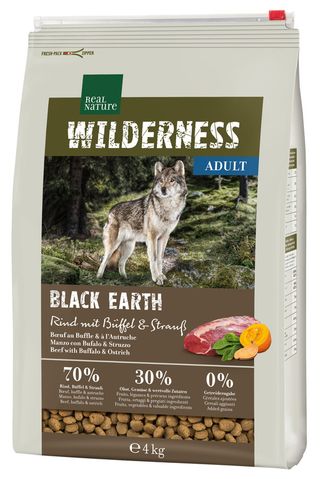 Zestaw promocyjny 2 szt. - 25% Real Nature Wilderness Black Earth Adult 4kg