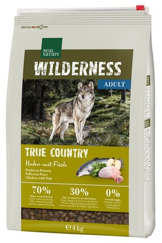 Zestaw promocyjny 2 szt. - 25% Real Nature Wilderness True Country Adult 4kg