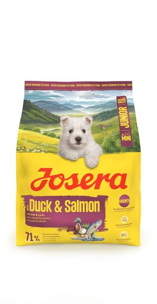 Zestaw promocyjny 2 szt. - 20% JOSE Mini Junior Kaczka, łosoś 900g