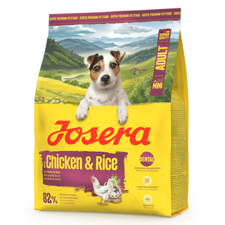 Zestaw promocyjny 2 szt. - 20% JOSE Mini Adult Kurczak, ryż 900g