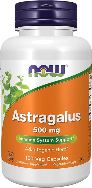 NOW Astragalus 500mg. 100 капсули
