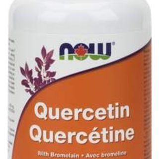 NOW Quercetin + Bromelain 120 VCaps.