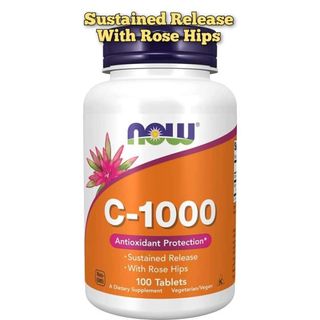NOW Vitamin C-1000 /Sustained Release with Rose Hips/ 250 Tabs.