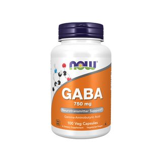 NOW GABA 750мг. 100 капсули