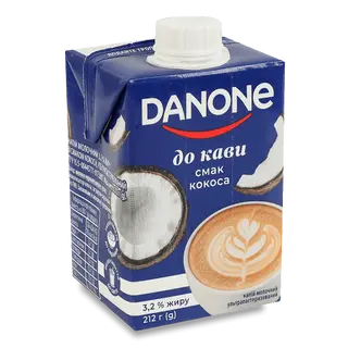 Напій молочний Danone До кави зі смаком кокос 3,2% 212г