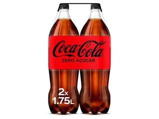 REFRIGERANTE C/ GÁS COCA-COLA:ZERO AÇÚCAR 2X1.75L (SDR)
