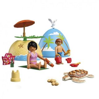 Playmobil Play Egg Vacaciones en la playa