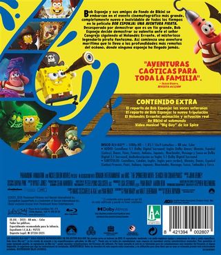 Bob Esponja Una aventura pirata - Blu-ray