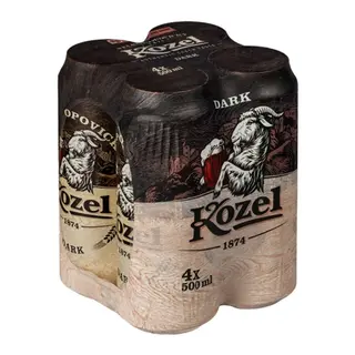 Kozel Dark Birra Lattina 4x50cl