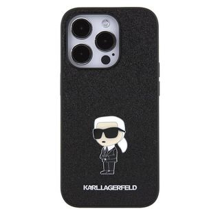 Etui Apple Iphone 12 Pro Max 6,7" Karl Lagerfeld Karl Iconic Outline Różowy Klhcp12lsilttpi