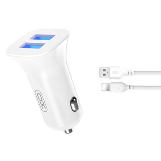 Ładowarka Samochodowa Xo Tz08 2usb + Lightning 2,1a Czarna
