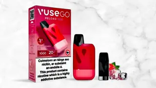 Vuse Go Reload 1000 Puff's მარწყვი ყინული Strawberry Ice