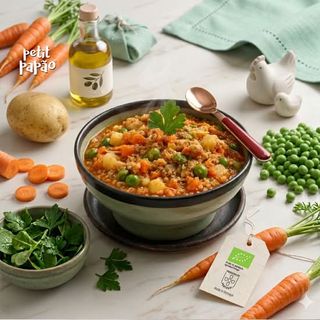 Jardineira Sazonal de Frango BIO 12+ Petit Papão 160g