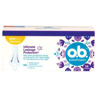O.B . Tampões ExtraProtect normais 16 pcs