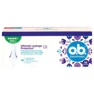 O.B . ExtraProtect Super+ Tampões de Conforto 16 pcs