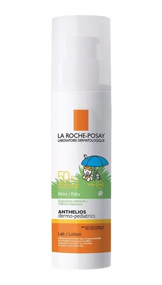 Сонцезахисне Молочко La Roche Posay Антгеліос Дермо-педіатрікс Spf 50+ Для Чутливої Шкіри Немовлят 50 Мл