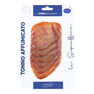 Թունա ձուկ ծխեցված, կտրտած «Bernardini Gastone Tonno Affumicato» 0.100կգ