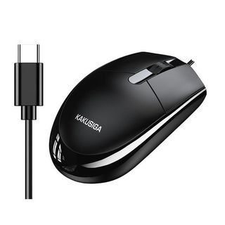 Souris silencieuse et précise (1600 DPI).
filaire p TYPE-C