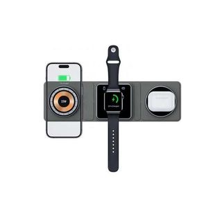 Chargeur Sans Fil Magnétique 3-en-1 Onemax – Compatible iPhone, Apple Watch et AirPods