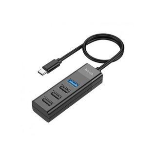hoco HB25 1 en 4 Type-C vers USB 3.0 + USB 2.0 x3 Adaptateur