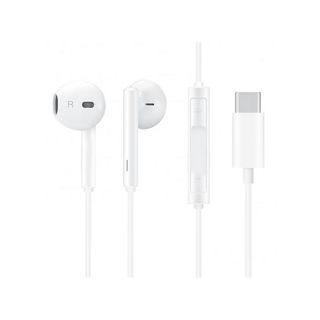 Écouteurs de sport filaire  Type-C , Microphone, USB-C, Blanc
