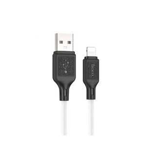 Câble Lightning Apple chargeur iPhone /iPad/iPod en silicone 2,4A 1M blanc