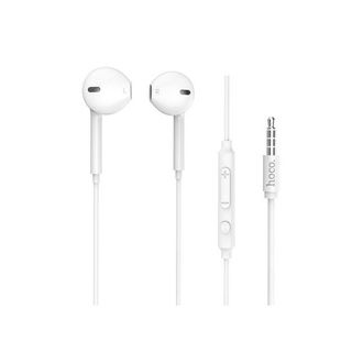 Écouteurs filaires 3,5 mm avec microphone (Blanc)