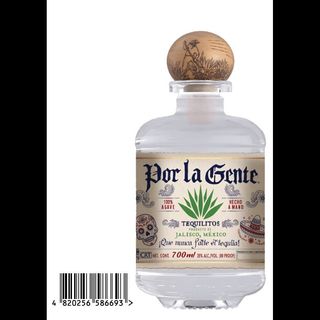 Por la Gente Tequilitos 100% Agave Tequilla, 700ml